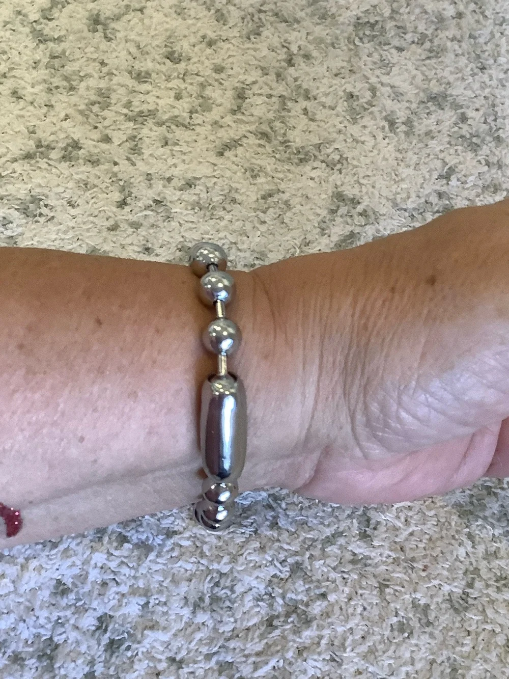 Giant Ball Chain Bracelet Men or Womens NWT 8.50” Stainless steel